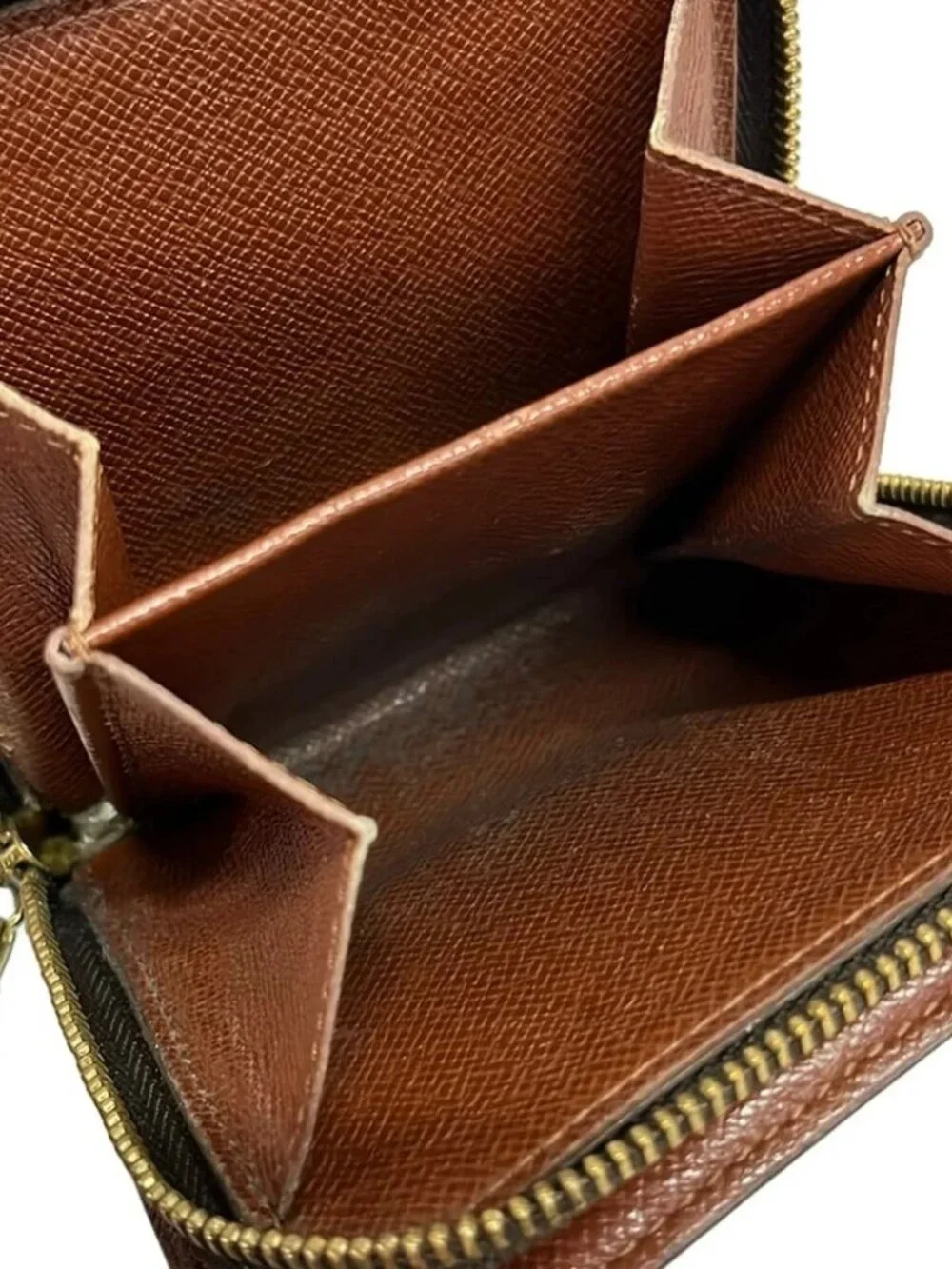 LOUIS VUITTON Compact Zipper Wallet M61667 Monogram MI0041 Bifold Wallet